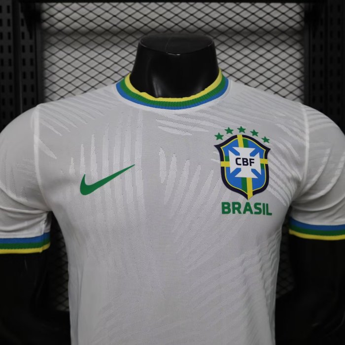 26-27 Brazil White Casual Edition Player Version Soccer Jersey