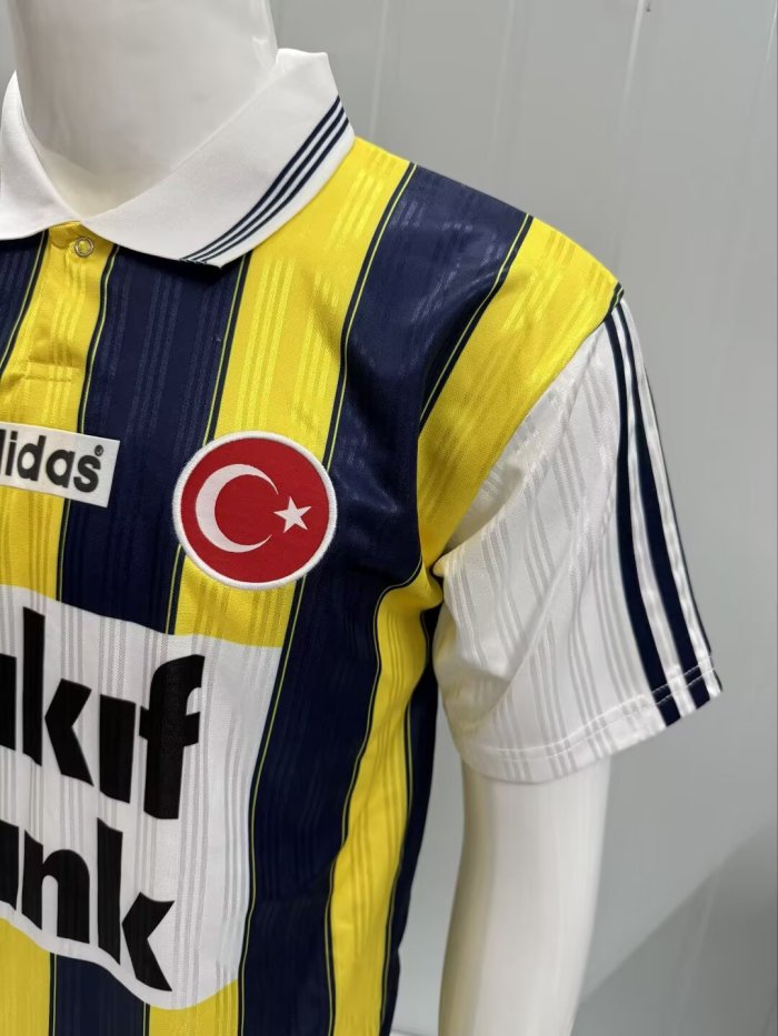 1996-1997 Fenerbahce Home Retro Soccer Jersey