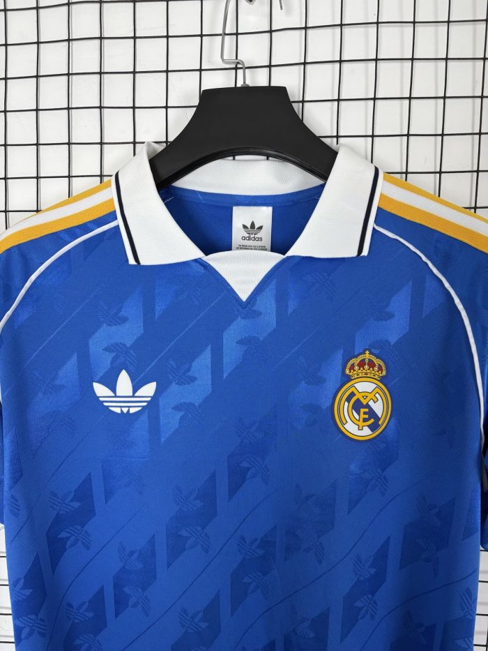 26-27 RMA Blue Special Edition Fans Soccer Jersey