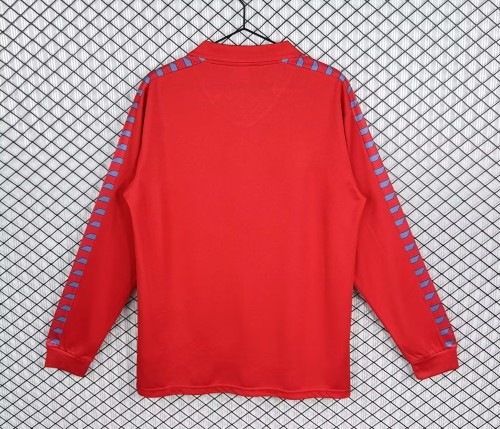 1983 Osasuna Long sleeves Home Retro Soccer Jersey