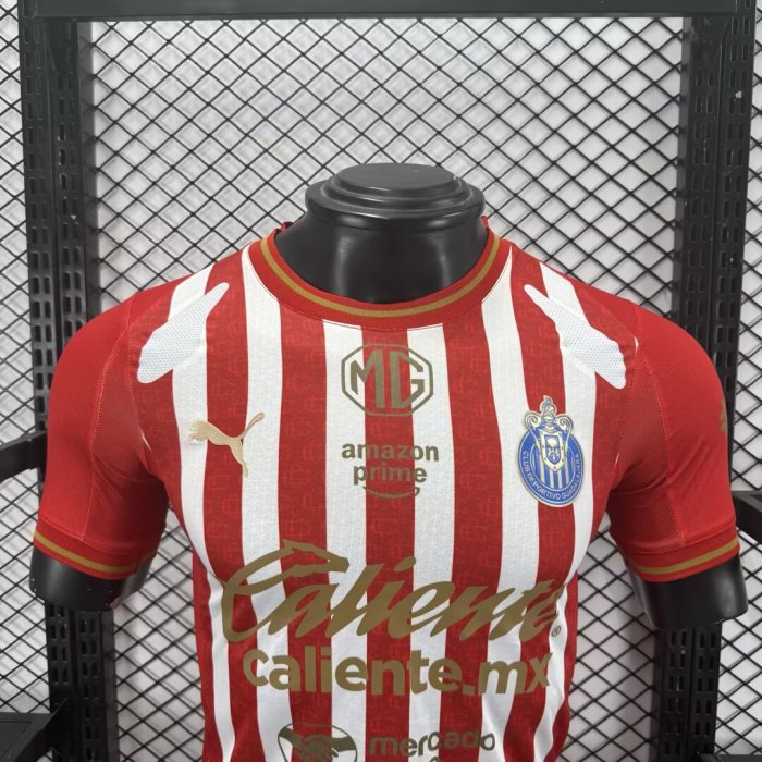 26-27 Chivas Home Player Version Soccer Jersey