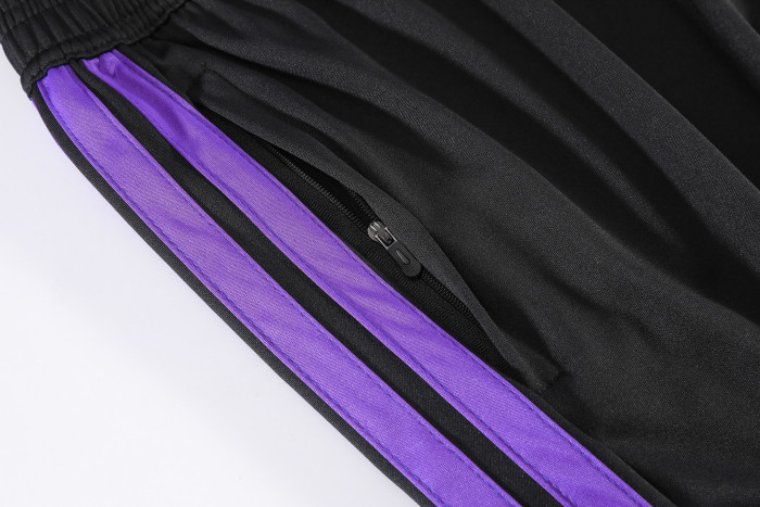 2026 AD Purple Half Pull Tracksuit 