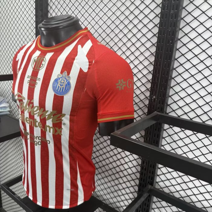 26-27 Chivas Home Player Version Soccer Jersey
