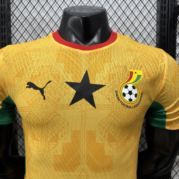 2026 Ghana Away Player Version Soccer Jersey