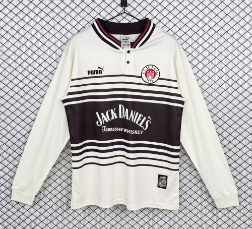 1997-1998 St. Pauli Home Long Sleeve Retro Soccer Jersey