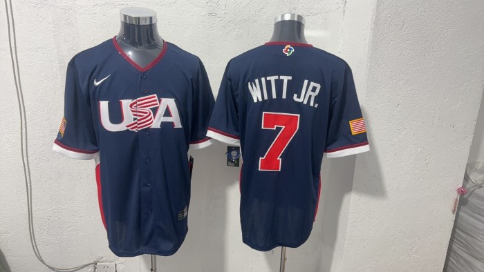 Copy 2026 World Baseball Classic USA Team Home Jersey