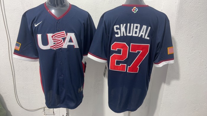 Copy 2026 World Baseball Classic USA Team Home Jersey