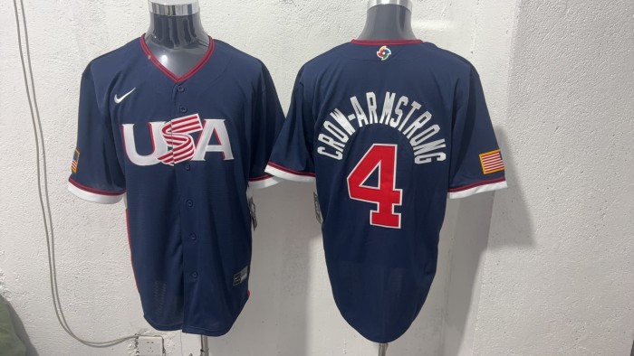 Copy 2026 World Baseball Classic USA Team Home Jersey