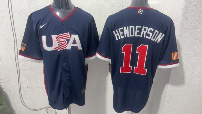Copy 2026 World Baseball Classic USA Team Home Jersey
