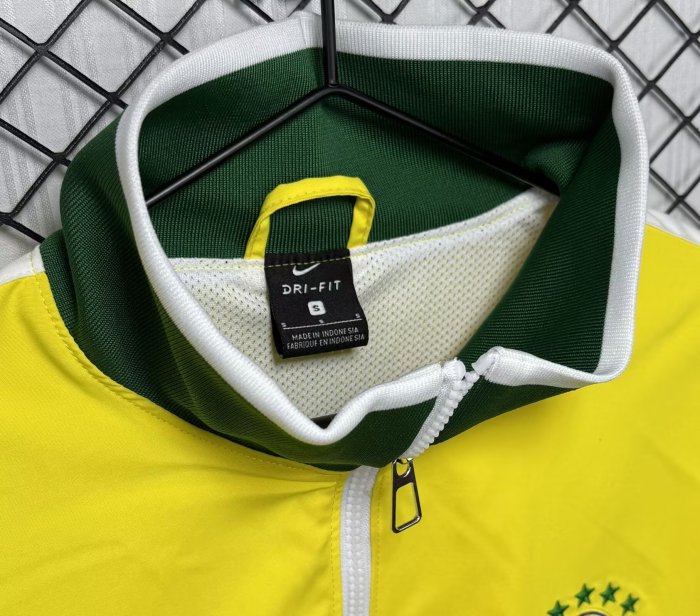 2010-2011 Brazil Retro Windbreaker