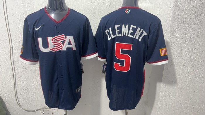 Copy 2026 World Baseball Classic USA Team Home Jersey