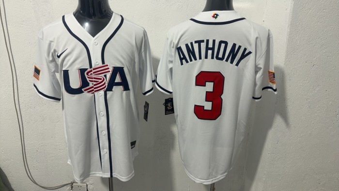 2026 World Baseball Classic USA Team White Home Jersey