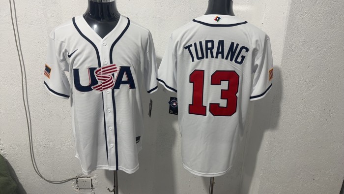 2026 World Baseball Classic USA Team White Home Jersey