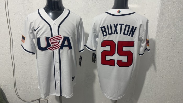 2026 World Baseball Classic USA Team White Home Jersey