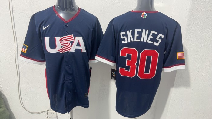Copy 2026 World Baseball Classic USA Team Home Jersey