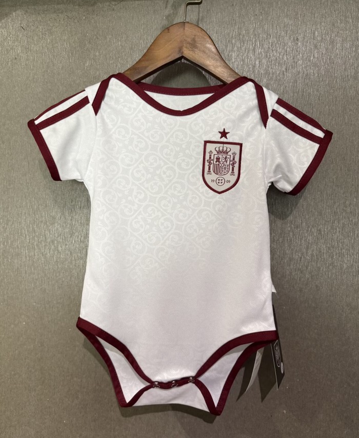 2026 Spain Away Baby Infant Crawl Suit