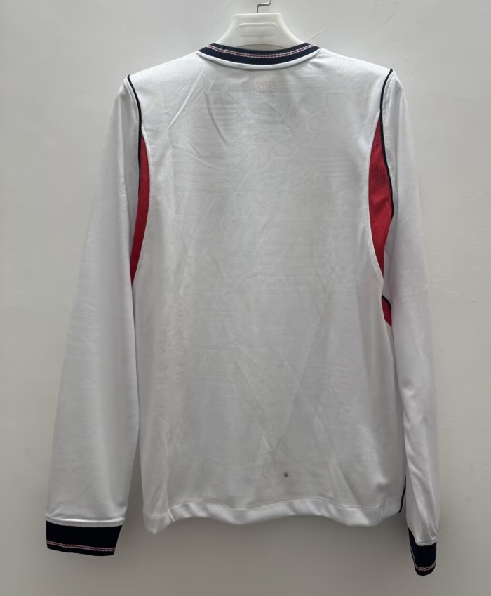2026 World Cup England Home Long Sleeve Fans Soccer Jersey (长袖)