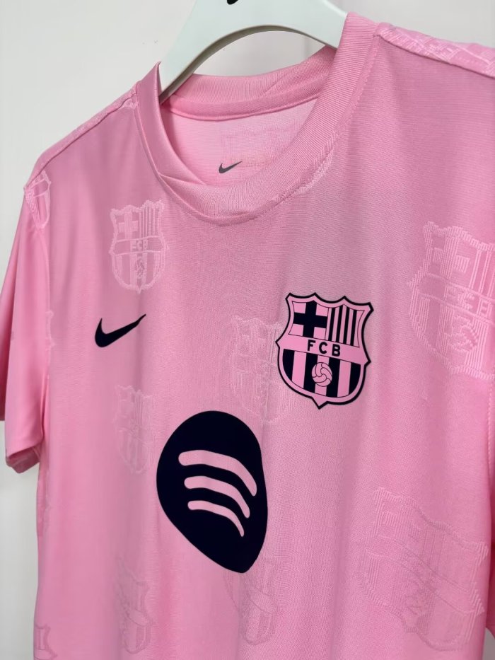 26-27 BAR Pink Special Edition Player Version Soccer Jersey