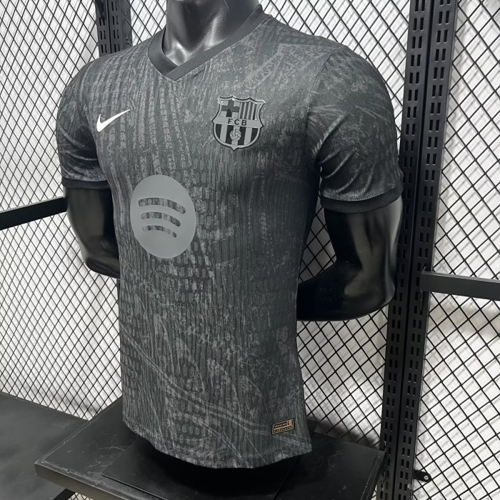 26-27 BAR Black Special Edition Player Version Soccer Jersey