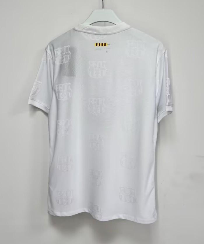 26-27 BAR White Special Edition Player Version Soccer Jersey