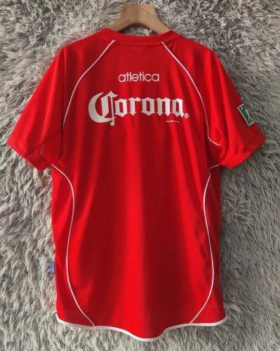 2005-2006 Toluca Home Retro Soccer Jersey