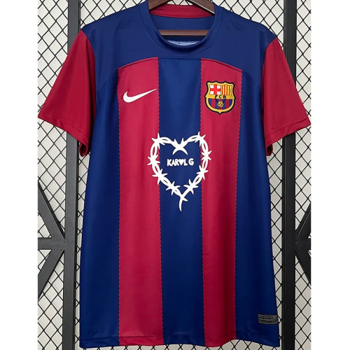 23-24 BAR Limited Edition Home Fans Soccer Jersey ('KAROLG'广告)
