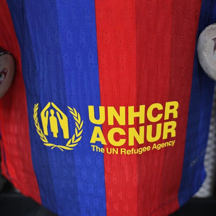 26-27 BAR Home Player Version Soccer Jersey