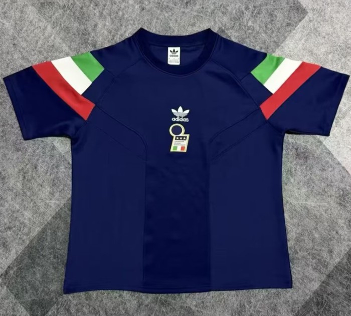 2026 Italy Blue Short sleeves Loose And Thickened Hoody