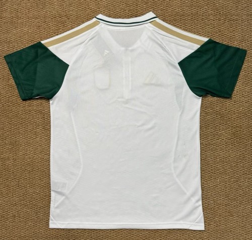 25-26 Italy White Green Polo Short Sleeve