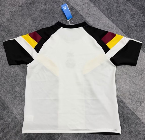 2026 Germany White Short sleeves Loose And Thickened Hoody
