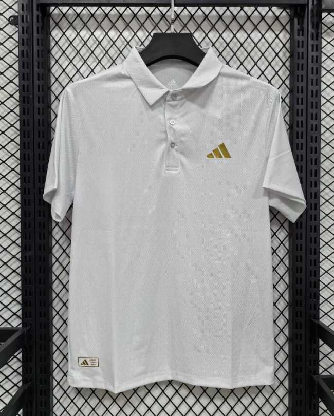 2026 AD White High Quality Polo Short Sleeve