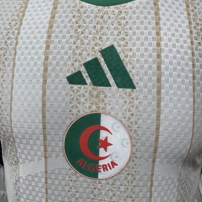2026 Algeria Home Long Sleeve Player Version Soccer Jersey*长袖球员