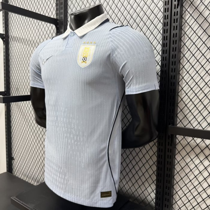 2026 World Cup Uruguay Home Player Version Soccer Jersey