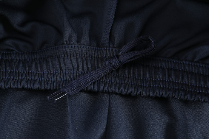 2026 AD Blue Kids Half Pull Tracksuit