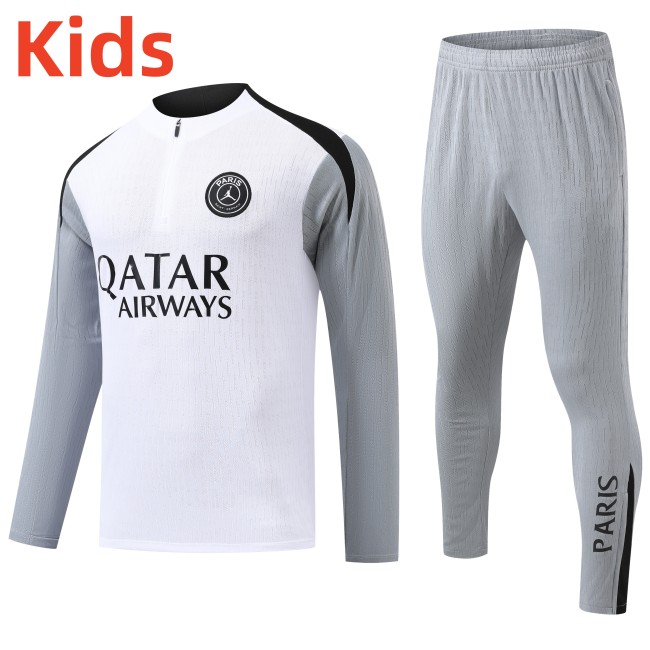 26-27 PSG High Quality Kids Half Pull Tracksuit