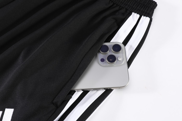 2026 AD White Kids Half Pull Tracksuit