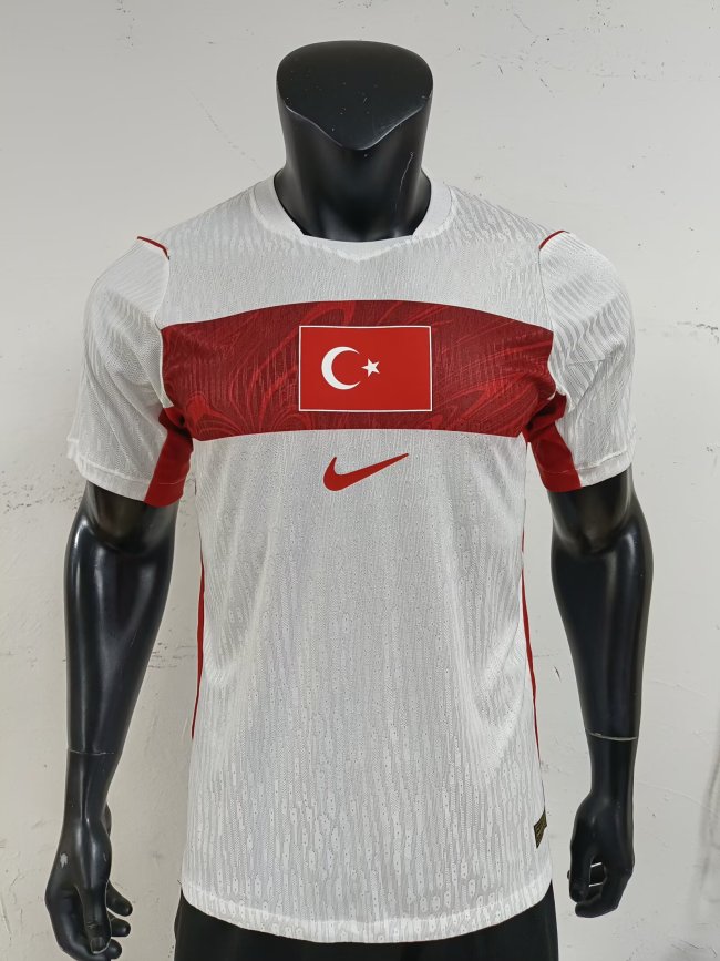 2026 World Cup Turkey Home Player Version Soccer Jersey
