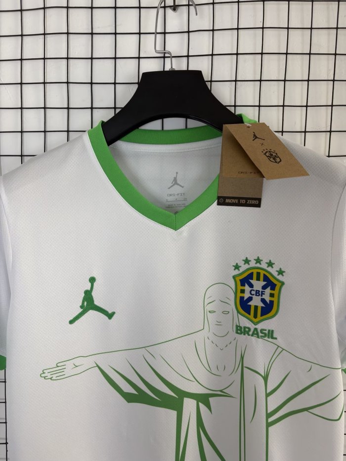 26-27 Brazil White Special Edition Fans Soccer Jersey