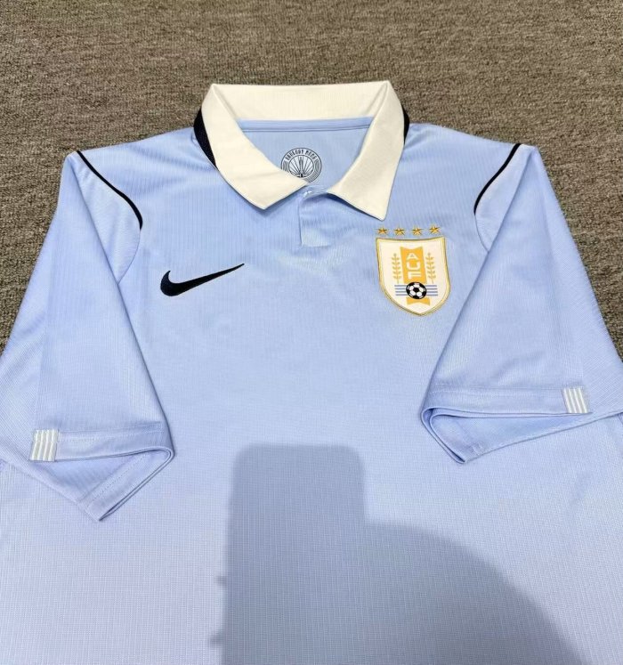 2026 World Cup Uruguay Home Fans Soccer Jersey