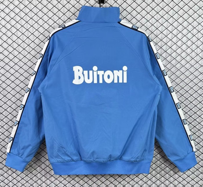 1987-1988 Napoli Blue Retro Windbreaker