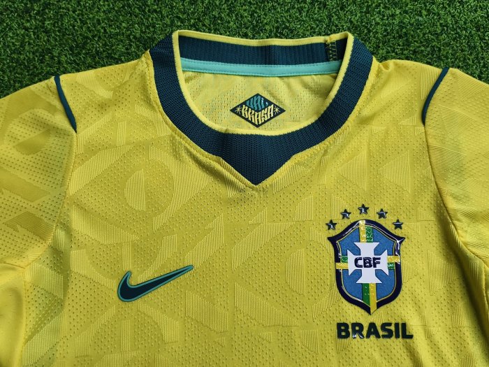 2026 World Cup Brazil Home Player Version Kids Soccer Jersey(球员童装)