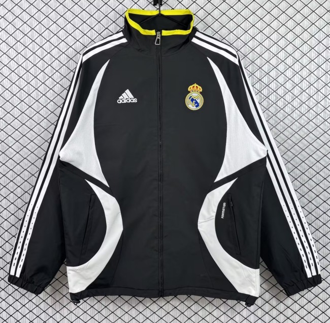 2006-2007 RMA Black Retro Windbreaker