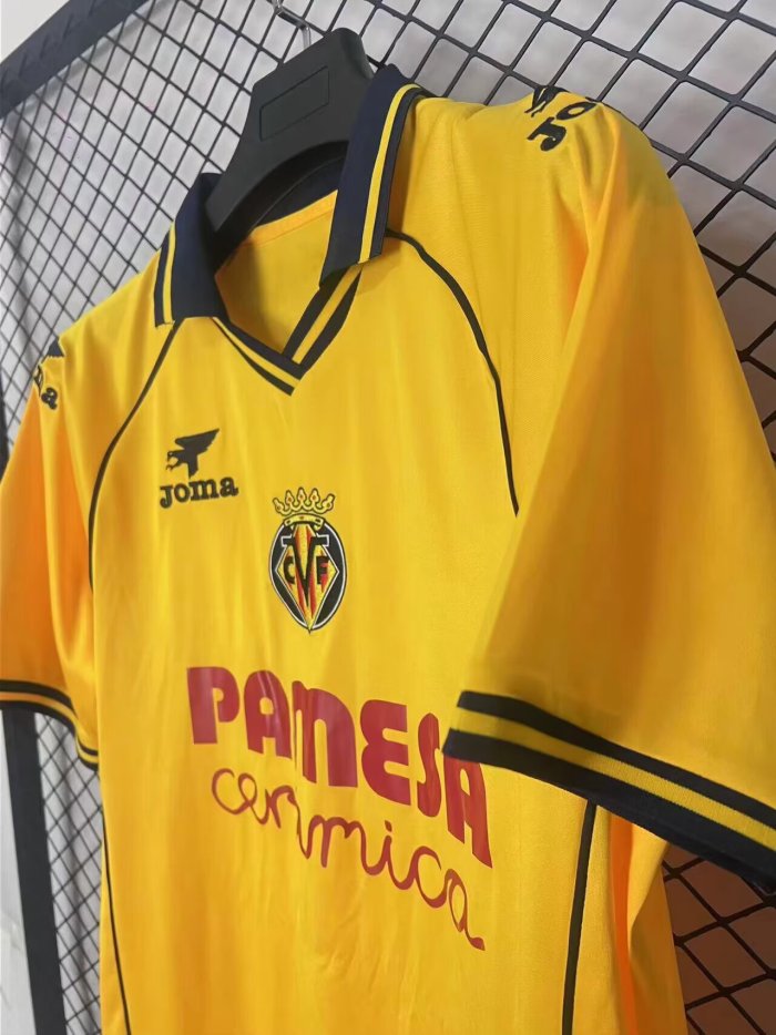 26-27 Villarreal Retro Version Fans Soccer Jersey