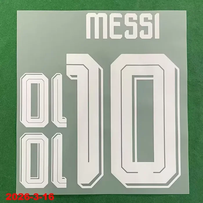 2026 World Cup Argentina Away Long Sleeve Player Version Soccer Jersey*长袖球员