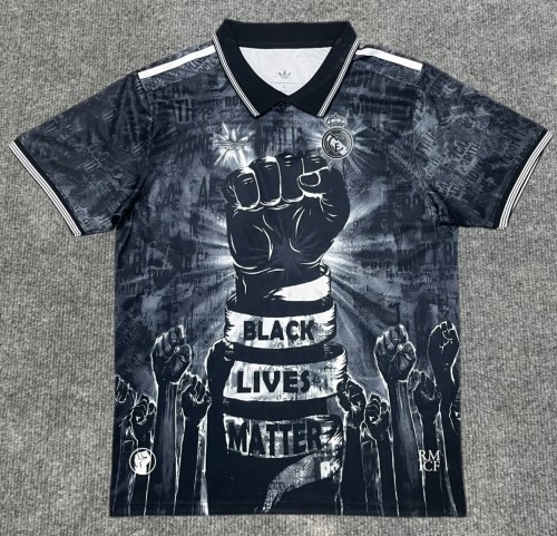 26-27 RMA Black Special Edition Fans Soccer Jersey