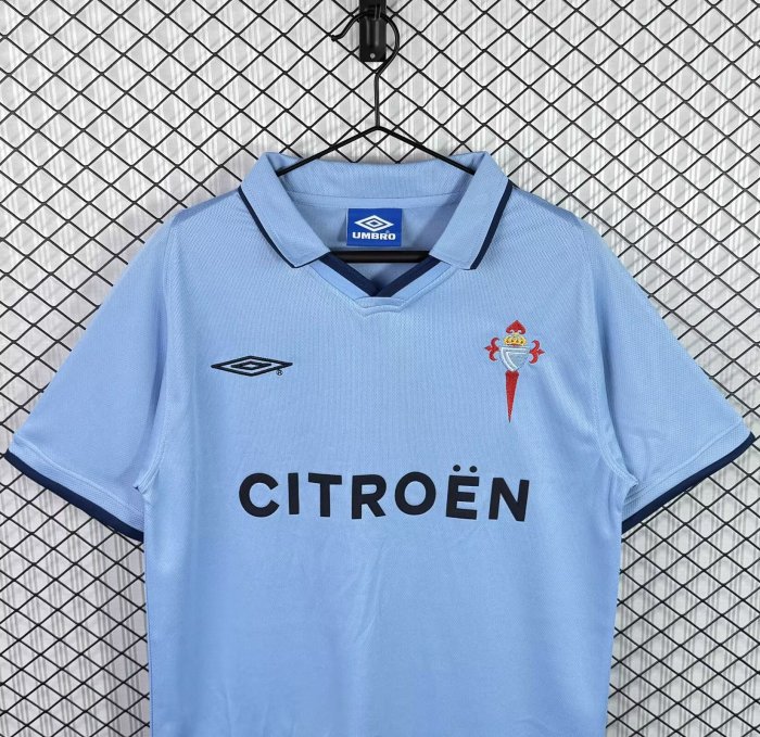 2001-2002 Celta Home Retro Soccer Jersey