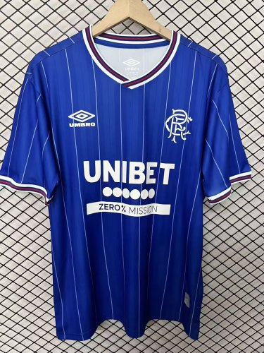 26-27 Rangers Home Fans Soccer Jersey