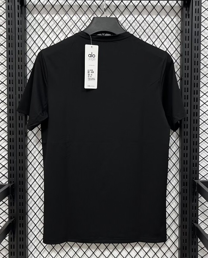 2026 Alo Black High Quality Casual T-Shirt