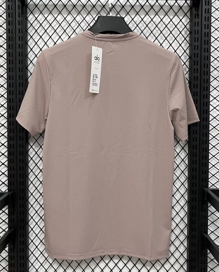 2026 Alo Black High Quality Casual T-Shirt