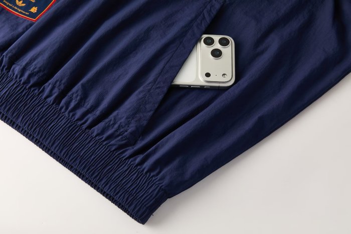 26-27 Roma New Pattern Half Pull Windbreaker